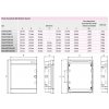 ECM12PT bytová rozvodnica 1x12 modul podomietková priehľadné dvierka IP40 001101011 ETI