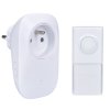 Bezdrôtový zvonček so zásuvkou biely dosah 250m 1L71 SOLIGHT