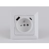 Zásuvka 1x230V + USB-A + USB-C biela A6000.4 EMOS