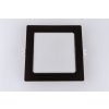 LED panel štvorcový zapustený 6W 4000K čierny Q-58M Qtec