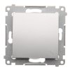 Vypínač č.6 16A Simon54 PREMIUM/NATURE SS piktogram strieborný DW6A.01/43