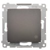 Vypínač č.7 16A Simon54 PREMIUM/NATURE SS piktogram hnedý DW7A.01/46