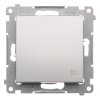 Vypínač č.7 16A Simon54 PREMIUM/NATURE SS piktogram strieborný DW7A.01/43