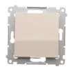 Vypínač č.7 Simon54 PREMIUM/NATURE BS bez piktogramu béžový DW7.01/X/41