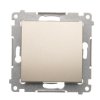 Vypínač č.7 Simon54 PREMIUM/NATURE BS bez piktogramu zlatý DW7.01/X/44