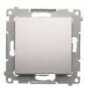 Vypínač č.6 16A Simon54 PREMIUM/NATURE SS bez piktogramu strieborný DW6A.01/X/43