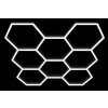 Hexagon LED dizajnové osvetlenie 315x301cm 8L 350W 6500K PL5119