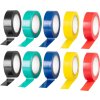 Sada 10ks izolačných pások rôznych farieb 10mx19mm 2173069