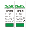 Zvodič prepätia AC typ T2 70kA 2P ESPD2-70-2P