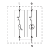 Zvodič prepätia AC typ T2 70kA 1+1P ESPD2-70-1+1P