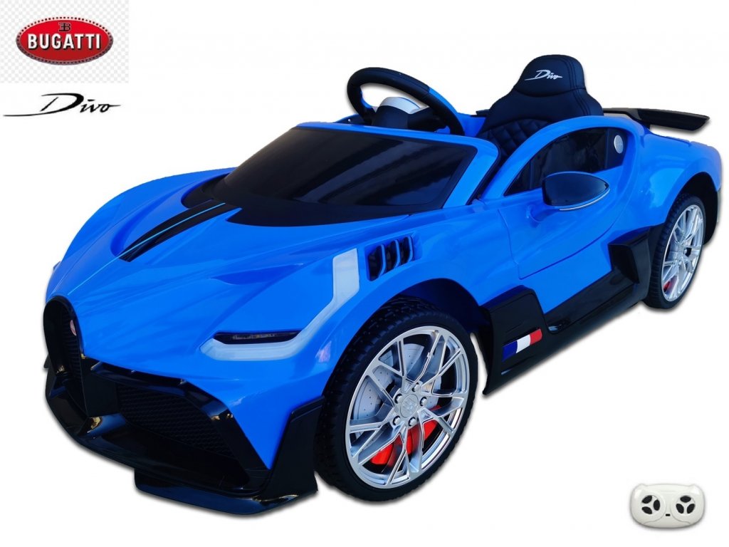 DEA elektrické autíčko Bugatti Divo modré