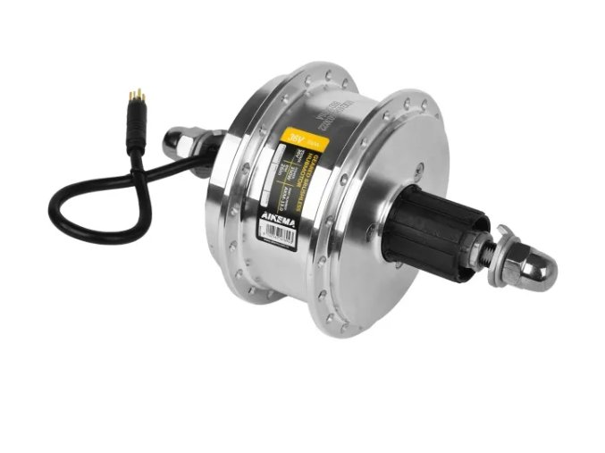 zadný motor AKM 250W s orechom pre kazetu, 36V, 25Nm, 25km/h, 9pin