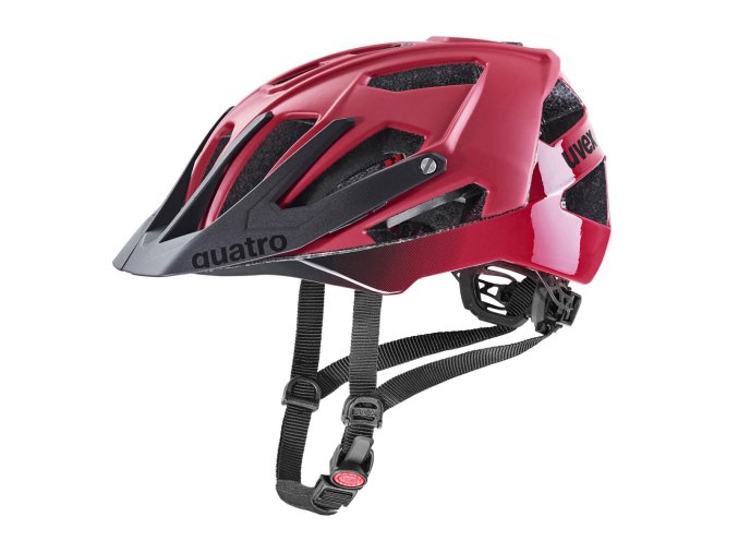 Prilba Uvex Quatro CC Ruby Red/Black