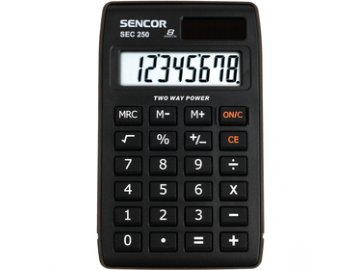 Kapesní kalkulačka Sencor SEC 250