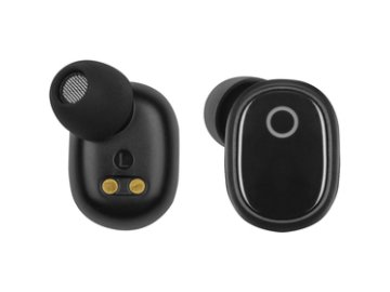 Plně bezdrátová bluetooth sluchátka /pecky/ Sencor SEP 520BT BK TWS s Power Bankou