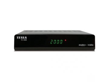 Satelitní přijímač Tesla TE 3000 DVB-S2 IRDETO USB PVR Skylink