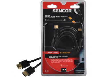 Kabel HDMI Sencor  SAV 166-050 M-M 5m v1.4