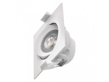 Vestavné bodové podhledové LED světlo Emos ZD3570 čtverec 7W 3000K