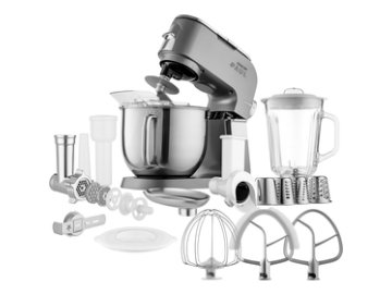 Kuchyňský robot Sencor STM 7900 Paul 1 1500W kovové převody s bohatým příslušenstvím  + SMART kuchyňská váha Sencor SKS 8080