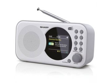 Přenosný radiopřijímač Sharp DR-P320/WH/ FM/DAB
