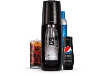 Výrobník domácí perlivé vody Sodastream Spirit Black Pepsi MegaPack