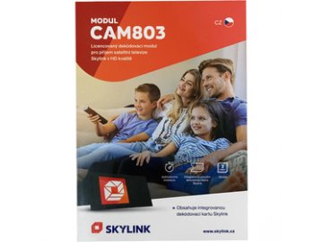 Dekódovací modul /dekodér/ s kartou Skylink Nagra CAM803  + Přeregistrace staré karty ZDARMA