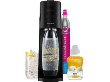 Výrobník domácí perlivé vody Sodastream TERRA Black Tonic Megapack