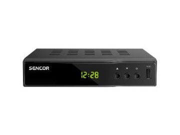 Set Top Box /DVB-T/T2 přijímač/ Sencor SDB 5006T H.265 HEVC REC USB