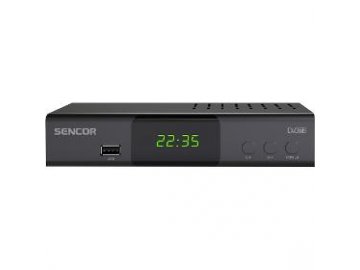 Set Top Box /DVB-T/T2 přijímač/ Sencor SDB 5007T H.265 HEVC REC USB