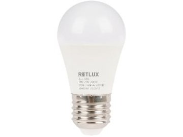 LED žárovka Retlux RLL 639 G45 E27 miniG 6W CW D malá baňka