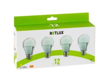 LED žárovka Retlux REL 33 A60 4x12W E27 WW