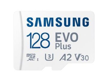 Paměťová karta Samsung MicroSDXC 128GB EVO Plus +SD adaptér