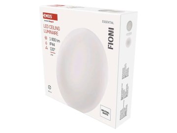 Přisazené kruhové LED světlo na stěnu i strop Emos Fioni ZM1121 18W neutrální bílá IP44