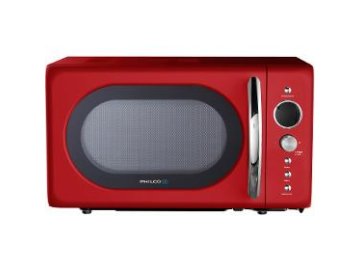 Mikrovlnná trouba Philco PMD 2051 R červená retro 20l