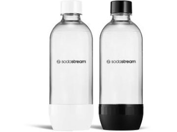 Náhradní plastová láhev k výrobníkům Sodastream JET 2x1 litr Black&White