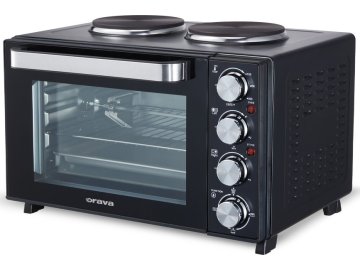 Elektrická volně stojící pečící trouba s plotýnkami Orava Elektra X28