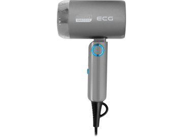 Cestovní fén /vysoušeč vlasů/ ECG Modifica Grigio Piccolo sklápěcí rukojeť