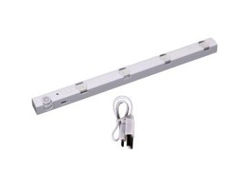 LED zářivka Retlux RLL 512 0,2W 29cm s PIR senzorem pod linku, do skříně na baterie