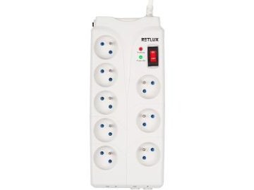 Přepěťová ochrana Retlux RSP 850 8 zásuvek 1836J