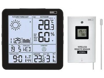 Meteostanice Emos E5080 černá