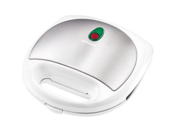 Sendvičovač Sencor SSM 4310WH bílý/nerez kulatý