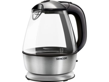 Rychlovarná skleněná konvice Sencor SWK 1580BK 1,5 l
