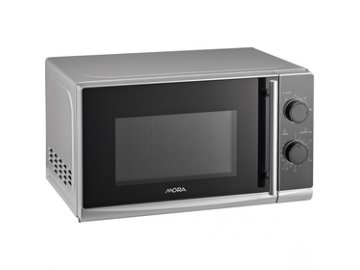 Mechanická mikrovlnná trouba Mora MT 121S 20l stříbrná