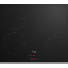 Vestavná varná indukční deska Beko HII 64402MTX s nerezovým rámečkem na přední straně + Nerez kuchyňská váha Emos EV023