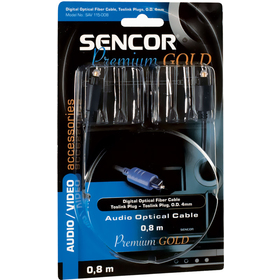 Optický kabel Sencor Toslink SAV 115-015 M-M PG