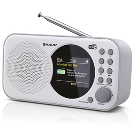Přenosný radiopřijímač Sharp DR-P320/WH/ FM/DAB