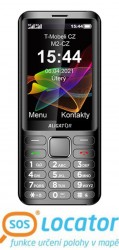 Mobilní telefon Aligator D950 Dual SIM antracit