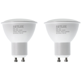 LED žárovka bodová /reflektorová/ Retlux RLL 26 GU10 2x5W 3000K