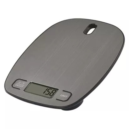 Digitální kuchyňská váha Emos EV027 stříbrná 10kg 2xAAA