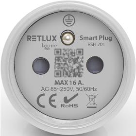 Měřič spotřeby el. energie /wattmetr/ Retlux RSH 201 wifi smart zásuvka 16A